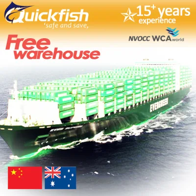 China a Australia Envío de carga marítima Costo de envío de contenedores FCL China a Australia